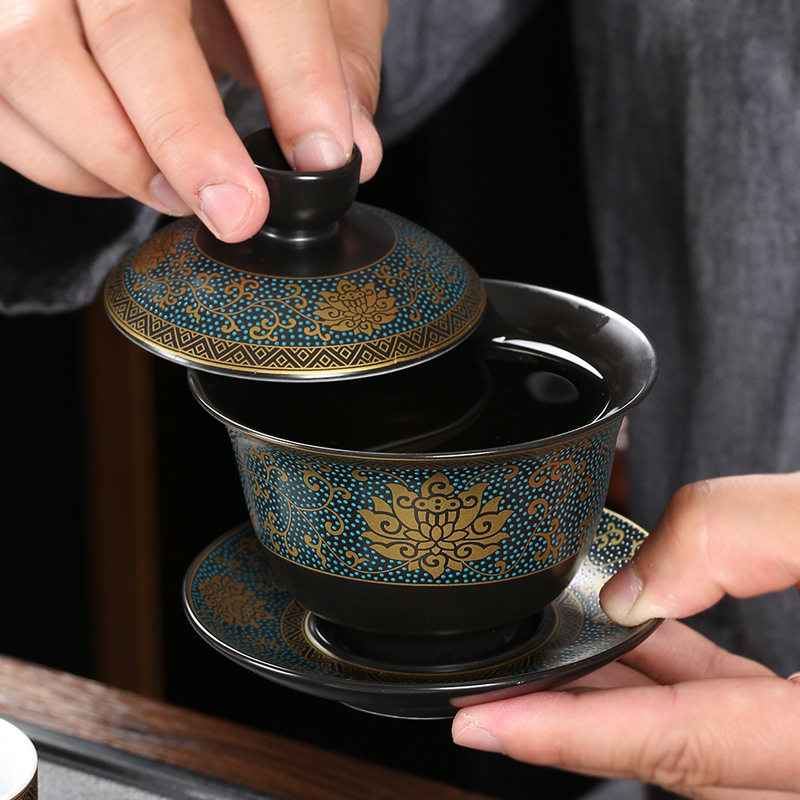 Matcha Bowl Chawan - Tazze da tè cinesi Classiche Gaiwan