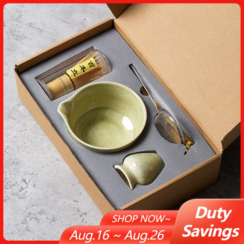 Matcha Bowl Chawan - Set Cerimonia del Tè Giapponese Matcha