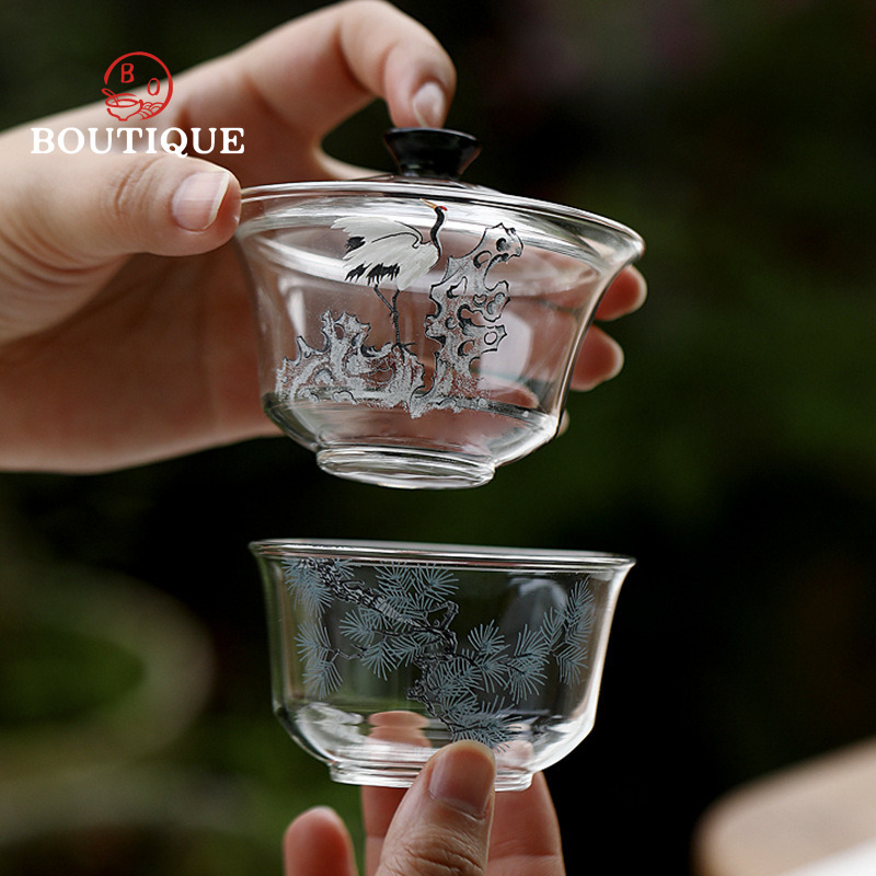Pino e gru Gaiwan Ciotola da t - Matcha Bowl Chawan recensione e prezzo