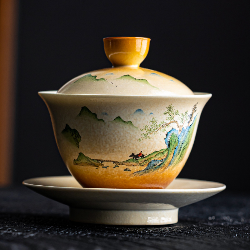 Erba e legno ceramica Gaiwan,  - Matcha Bowl Chawan recensione e prezzo